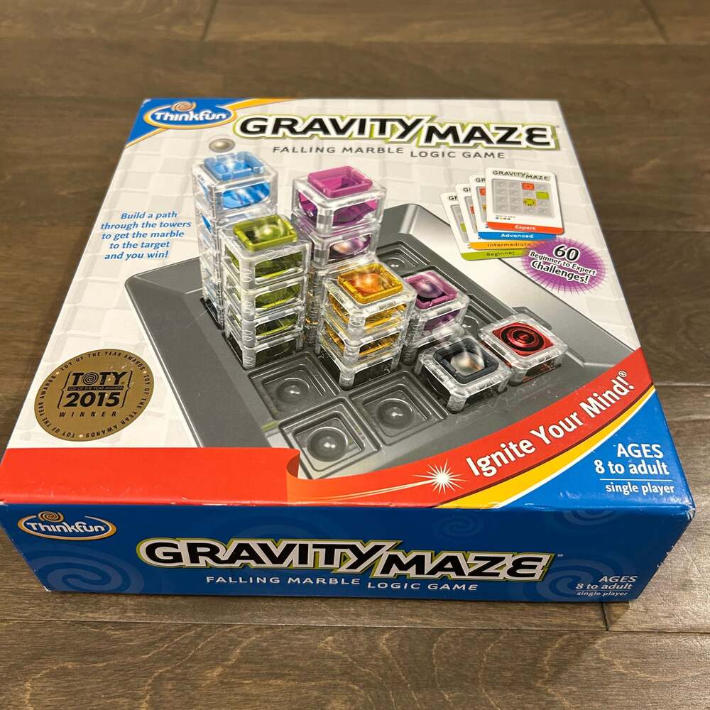 ThinkFun Gravity Maze Logic Game Falling‎ Marble